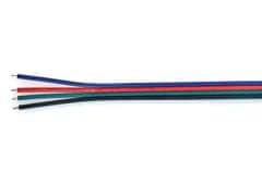 Design Light Elektrický Kabel u Měřiče pro LED 4x0,32mm2 RGB