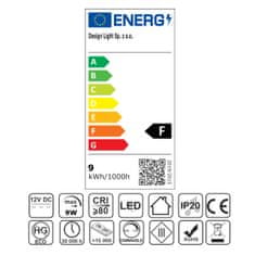 Design Light 1m Pásek LED SNAKE 12V DC 2835 300 SMD IP20 9W 7mm Neutrální Bílá