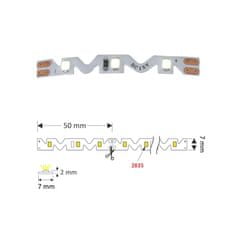 Design Light 5m Pásek LED SNAKE 12V DC 2835 300 SMD IP20 45W 7mm Teplá Bílá