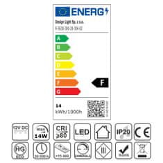 Design Light 1m Pásek LED 12V DC 5630 300 SMD IP20 14W 10mm Teplá Bílá