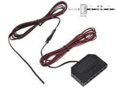 Design Light Rozdělovací Kabel LED 6-bod 2m MiniAMP se Zástrčkou MiniAMP Černá