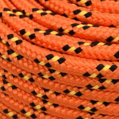 Vidaxl Lodní lano oranžové 10 mm 100 m polypropylen