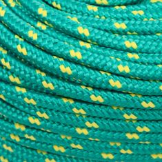 Vidaxl Lodní lano zelené 6 mm 50 m polypropylen