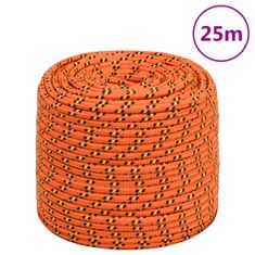 Greatstore Lodní lano oranžové 10 mm 25 m polypropylen