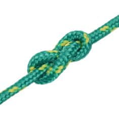 Vidaxl Lodní lano zelené 4 mm 25 m polypropylen