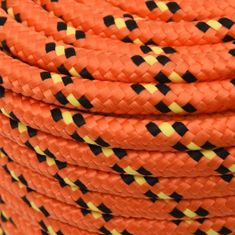 Greatstore Lodní lano oranžové 12 mm 25 m polypropylen