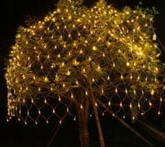 Iso Trade Světelná vánoční síť 200x260 cm 160 LED | teplá bílá