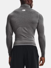 Under Armour Tričko HG Armour Comp Mock LS-GRY M