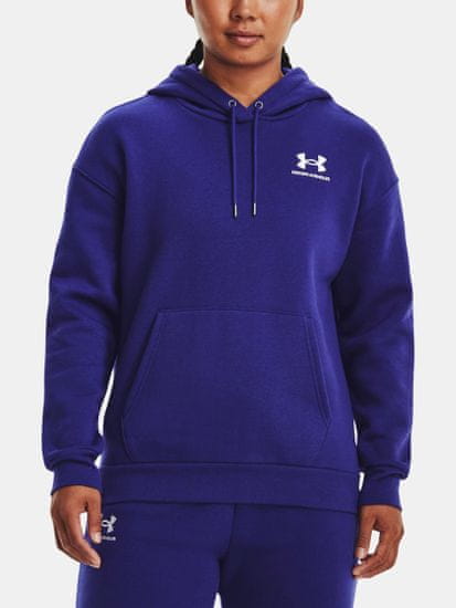 Under Armour Mikina Essential Fleece Hoodie-BLU