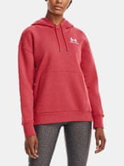 Under Armour Mikina Essential Fleece Hoodie-RED SM