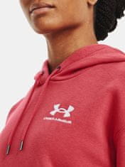 Under Armour Mikina Essential Fleece Hoodie-RED SM