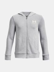 Under Armour Mikina UA Rival Terry FZ Hoodie-GRY YXS