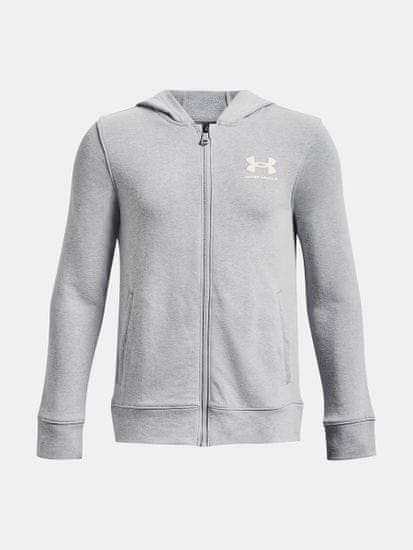Under Armour Mikina UA Rival Terry FZ Hoodie-GRY