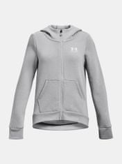 Under Armour Mikina Rival Fleece LU FZ Hoodie-GRY YMD