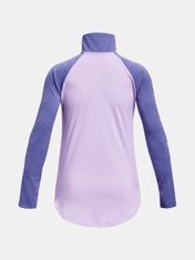 Under Armour Tričko UA Tech Graphic 1/2 Zip -PPL YLG