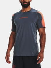 Under Armour Tričko UA HG Armour Nov Fitted SS-GRY XS