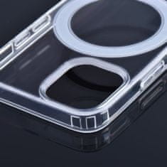 Apple Obal / kryt na Apple iPhone 15 Pro průhledný - Clear Mag Cover
