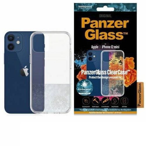 PanzerGlass Clearcase pouzdro pro Apple iPhone 12 Mini - Černá KP19735