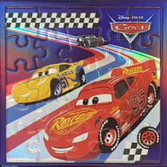 Disney Puzzle card CARS - 25dílků+přání+obálka 