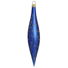 Decor By Glassor Vánoční raketa modrá