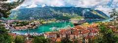 InnoVibe Panoramatické puzzle Kotor, Montenegro 500 ks