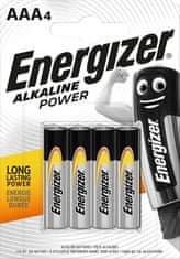 Baterie Alkaline Power AAA LR03 1.5 V 4 ks.