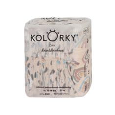 KOLORKY DAY Pleny jednorázové eko, déšť&duhy XL (12-16 kg) 17 ks