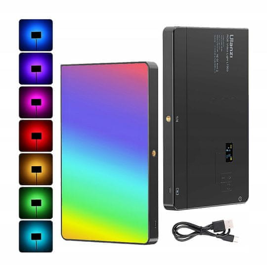 ULANZI LED lampa nastavitelná 2500-9000K, baterie 8000 mAh, Ulanzi LT003 RGB