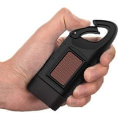 Northix Flashlight - Solar powered and Hand Cranked 