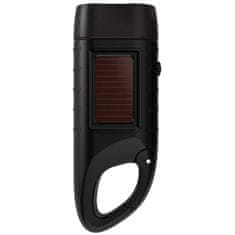 Northix Flashlight - Solar powered and Hand Cranked 