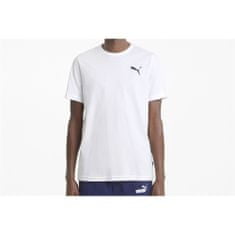 Puma Tričko na trenínk bílé L Ess Small Logo Tee