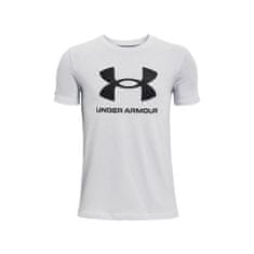 Under Armour Tričko na trenínk bílé S Sportstyle Logo