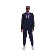 Under Armour Mikina tmavomodrá 168 - 172 cm/M Rival Fleece CB Hoodie