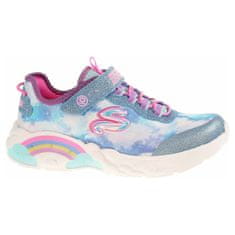 Skechers S Lights - Rainbow Racer blue 28