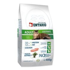 Ontario Cat Adult Castrate 400 g