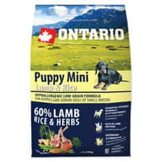 Ontario Puppy Mini Lamb & Rice 2,25 kg