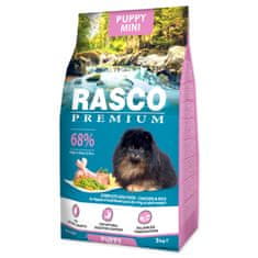 RASCO PREMIUM Granule Puppy Mini kuře s rýží 3 kg