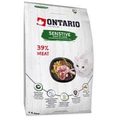 Ontario Cat Sensitive / Derma 6,5 kg