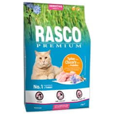 RASCO PREMIUM Granule Sensitive krůtí s kořenem čekanky a probiotiky 2 kg