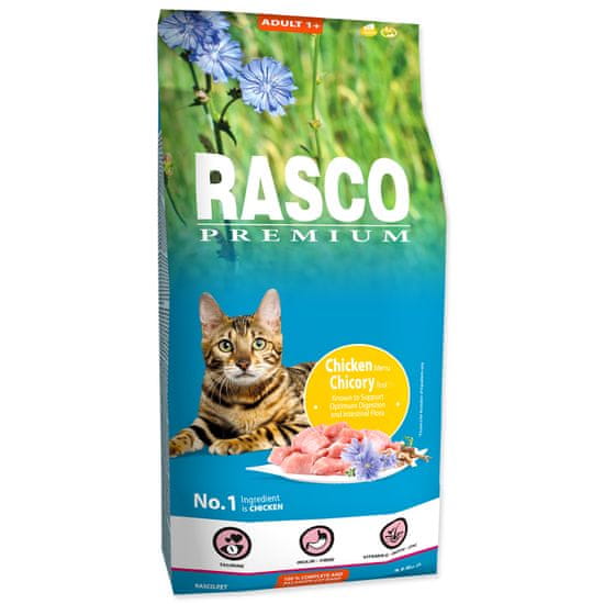 RASCO PREMIUM Granule Adult kuřecí s čekankou 7,5 kg