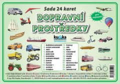 Petr Kupka: Sada 24 karet Dopravní prostředky