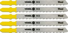 Vorel List do přímočaré pily 100 mm na dřevo, dřevotřísku TPI10 5 ks