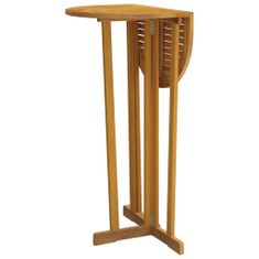 Greatstore Skládací barový stůl 90 x 65 x 105 cm masivní teakové dřevo