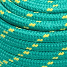 Greatstore Lodní lano zelené 20 mm 100 m polypropylen
