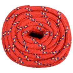 Greatstore Lodní lano červené 20 mm 50 m polypropylen