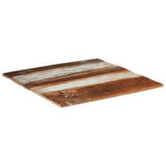 Greatstore Stolní deska 80 x 80 x (1,5–1,6) cm masivní recyklované dřevo