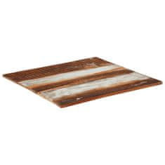 Greatstore Stolní deska 80 x 80 x (1,5–1,6) cm masivní recyklované dřevo