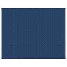 Greatstore Zátěžová deka modrá 235 x 290 cm 11 kg textil