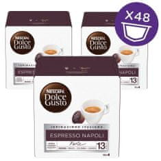 NESCAFÉ Dolce Gusto Espresso Napoli – kávové kapsle – karton 3x16 ks