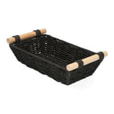 Homla MOSVIK Basket černý 27x15x7,5 cm